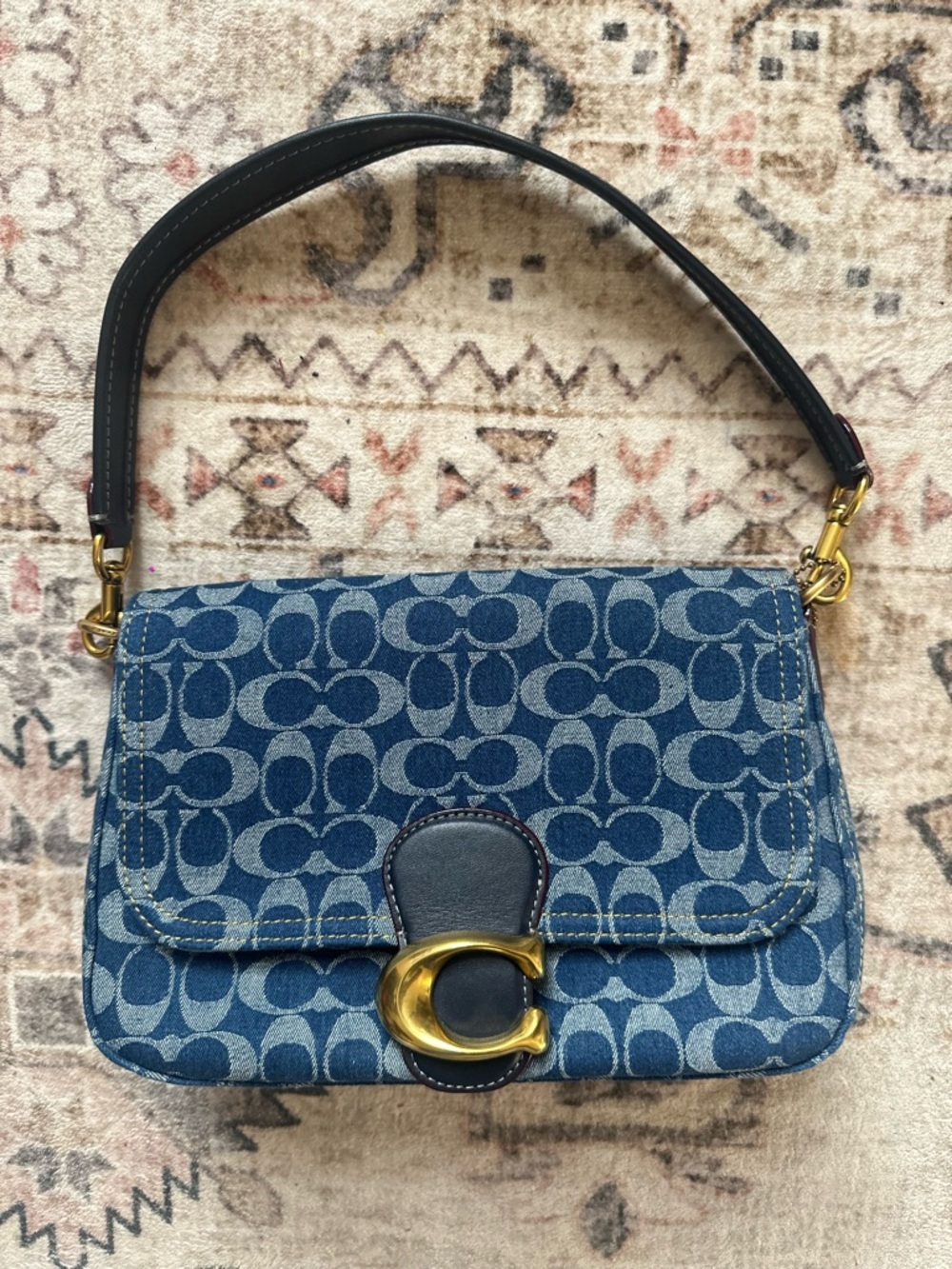 Coach Soft Tabby Signature Denim